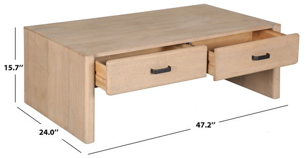 Wynnrosa 2 Drawer Coffee Table