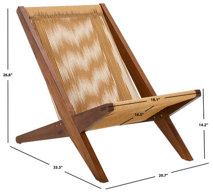 Trisha Folding Rope Accent Chair