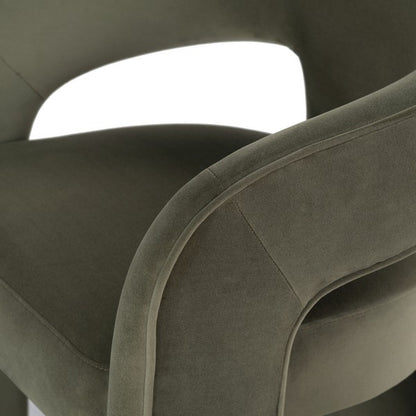 Catharia Velvet 3 Leg Dining Chair