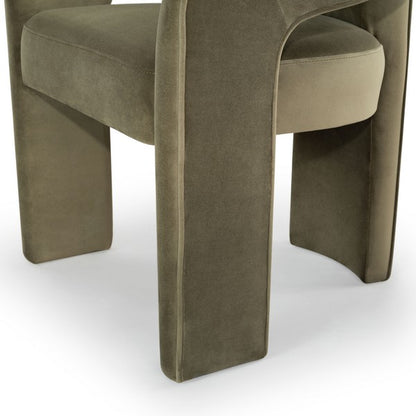 Catharia Velvet 3 Leg Dining Chair
