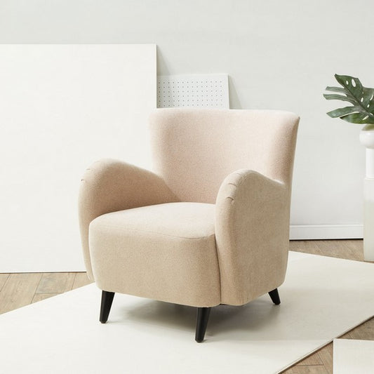 Rayanne Boucle Modern Wingback Chair