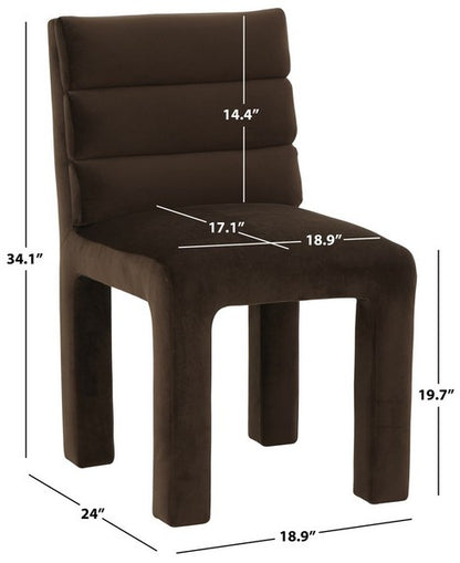 Pietro Channel Tufted Dining Chair