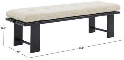 Bartolili Wood & Cushion Bench