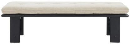 Bartolili Wood & Cushion Bench
