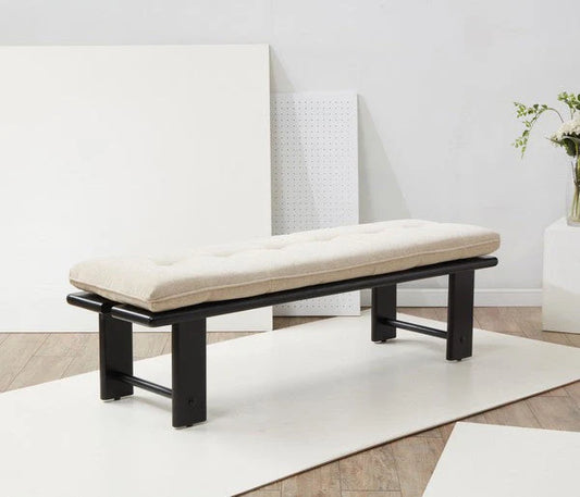 Bartolili Wood & Cushion Bench