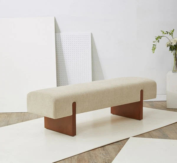 Kandiss Linen Bench