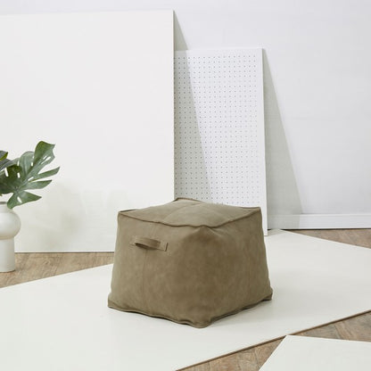 Pablo Vegan Leather Pouf