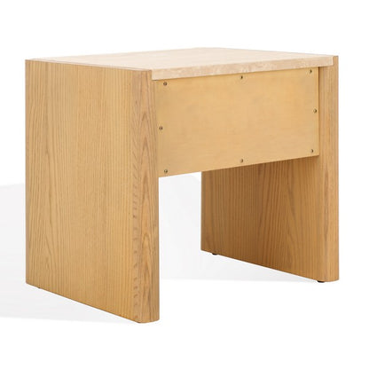 Bellarose Travertine Nightstand