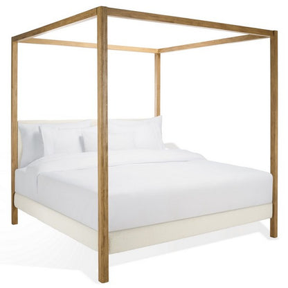 Graciella Boucle King Canopy Bed