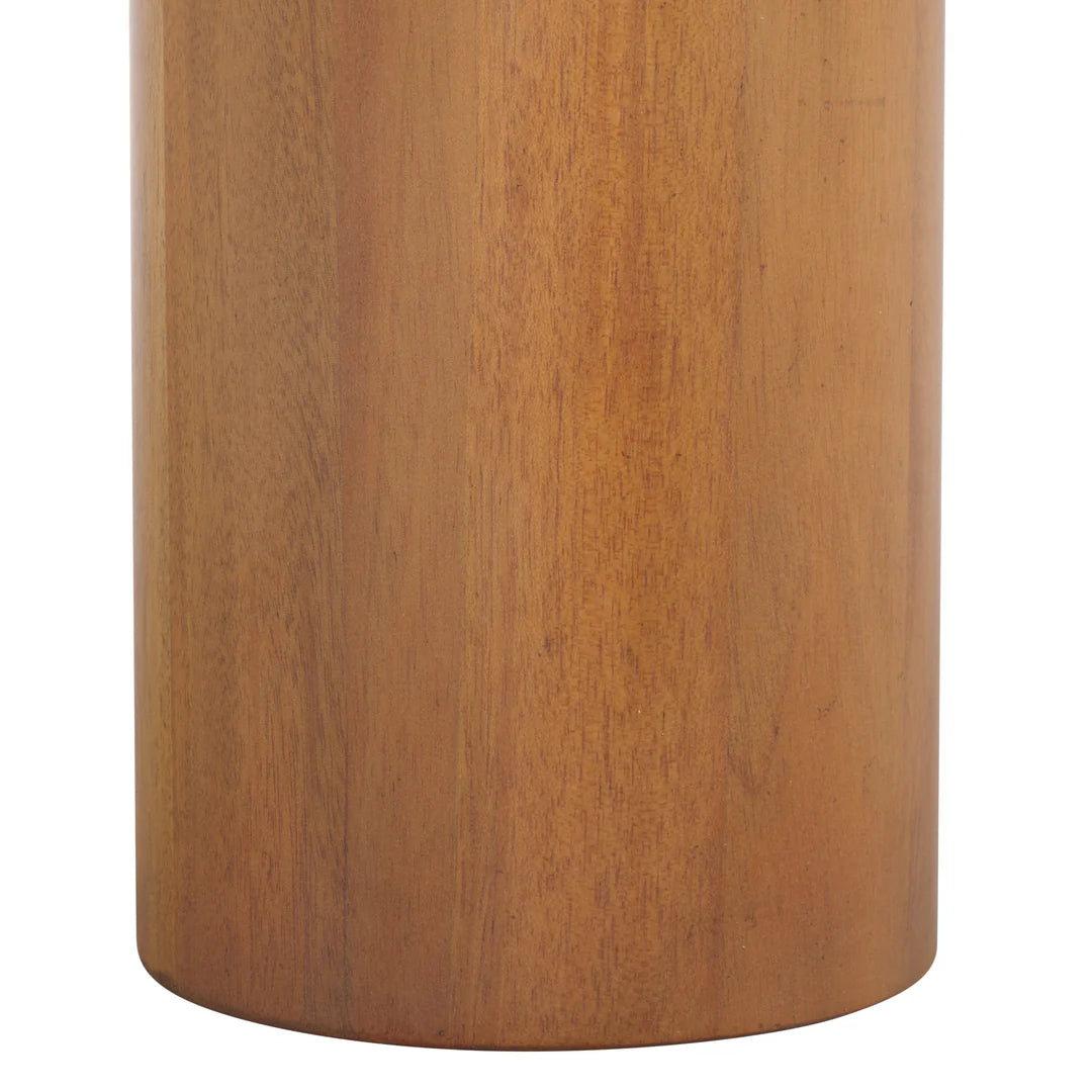 Bary Round 3 Leg Wood Coffee Table