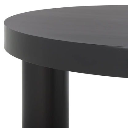 Bary Round 3 Leg Wood Coffee Table