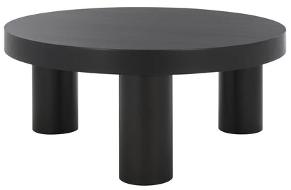 Bary Round 3 Leg Wood Coffee Table