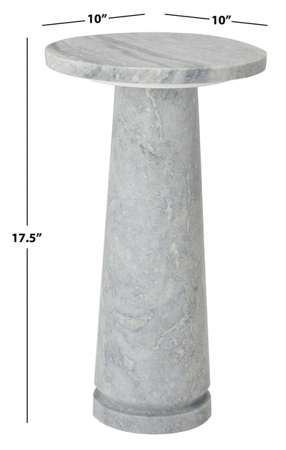 Valentia Round Marble Accent Table