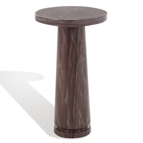 Valentia Round Marble Accent Table