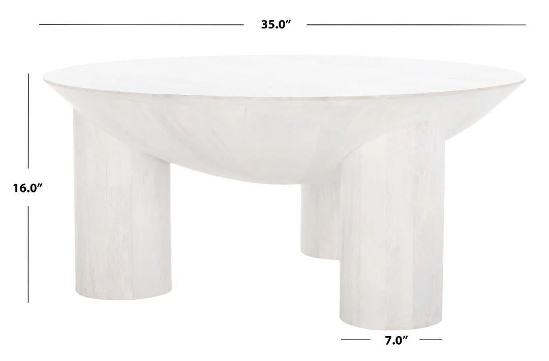 Calhoun Round Wood Coffee Table
