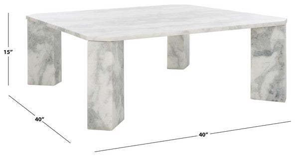 Daysi Square Marble Coffee Table