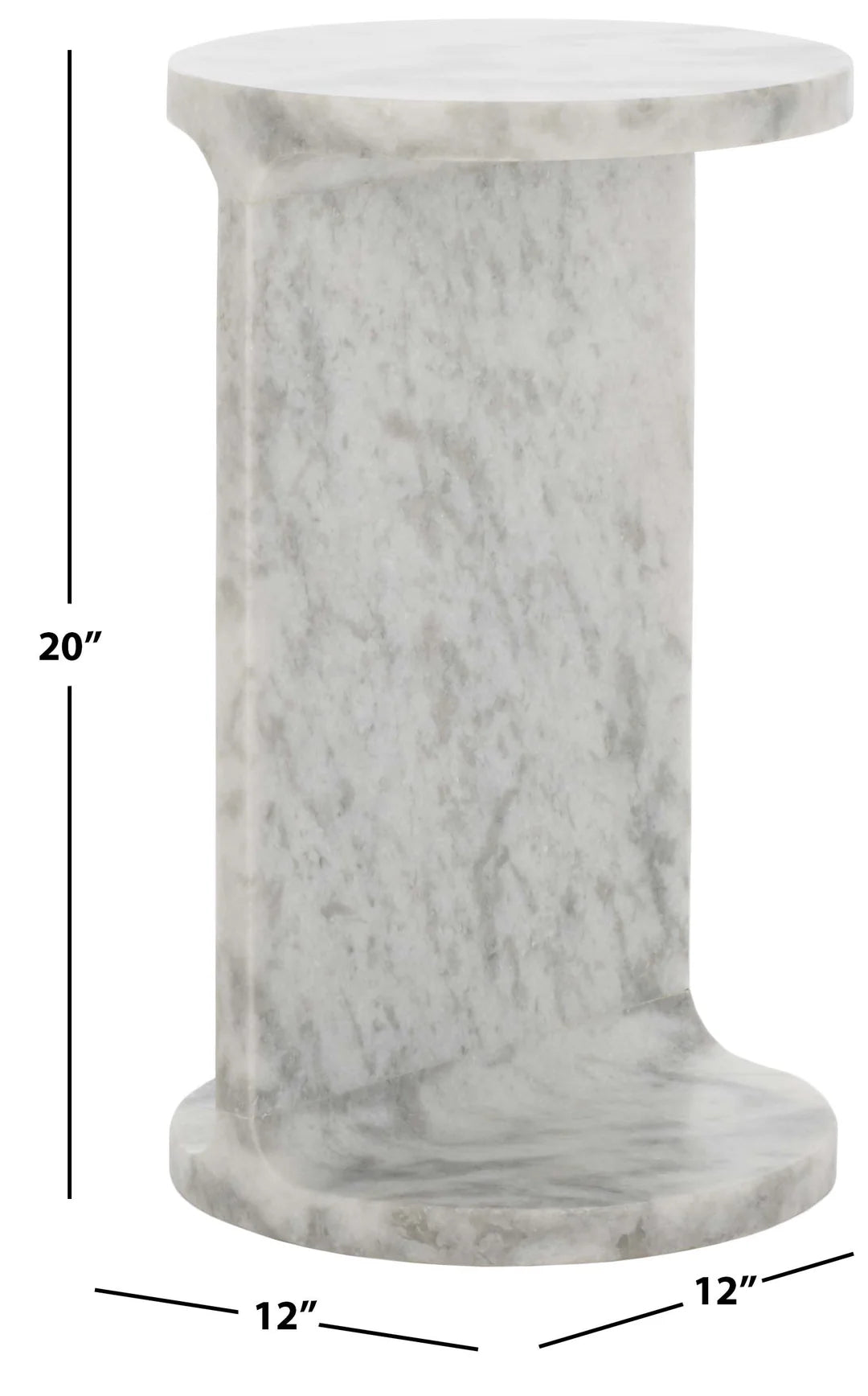 Melinda Marble C Accent Table