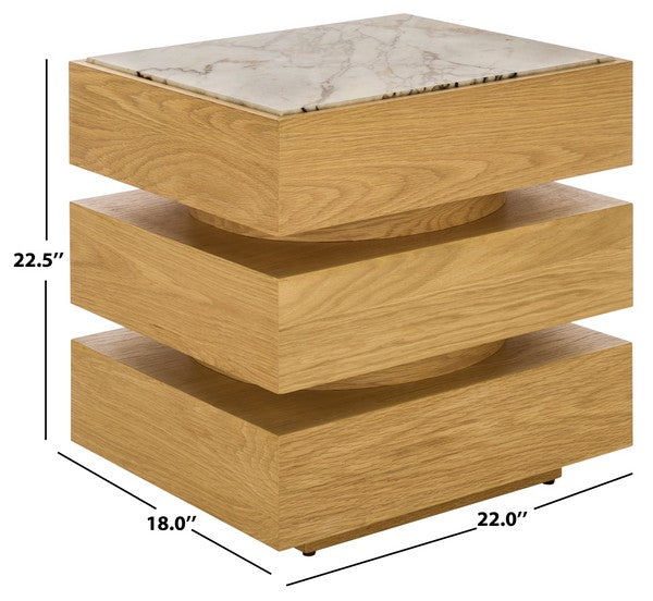 Shayrina Marble Accent Table Natural