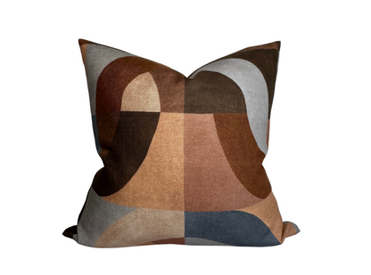 Colonnade Pillow Cover in Cinnabar, Kelly Wearstler Textiles