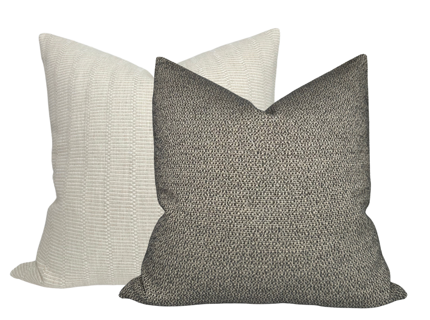 Nubby Pillow in Charcoal