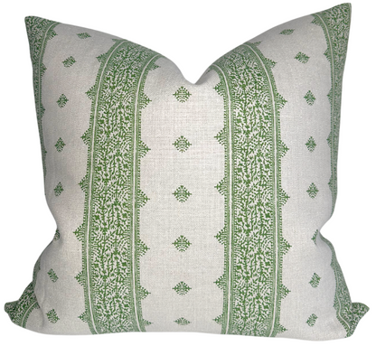 Peter Dunham Fez Pillow Cover in Green