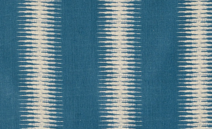Ikat Pillow Cover in Indigo Blue, Peter Dunham Textiles