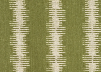 Ikat Pillow Cover in Olive Green, Peter Dunham Textiles