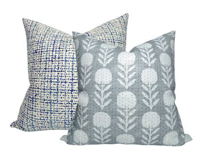 Zinnia Pillow in Mineral