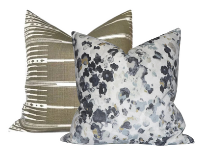 Tangiers Pillow Cover in Stone, Peter Dunham Textiles