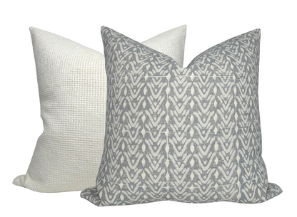 Bellflower Pillow in Cadet