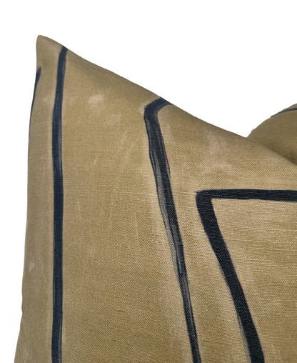 Graffito Pillow Cover in Java, Kelly Wearstler Textiles