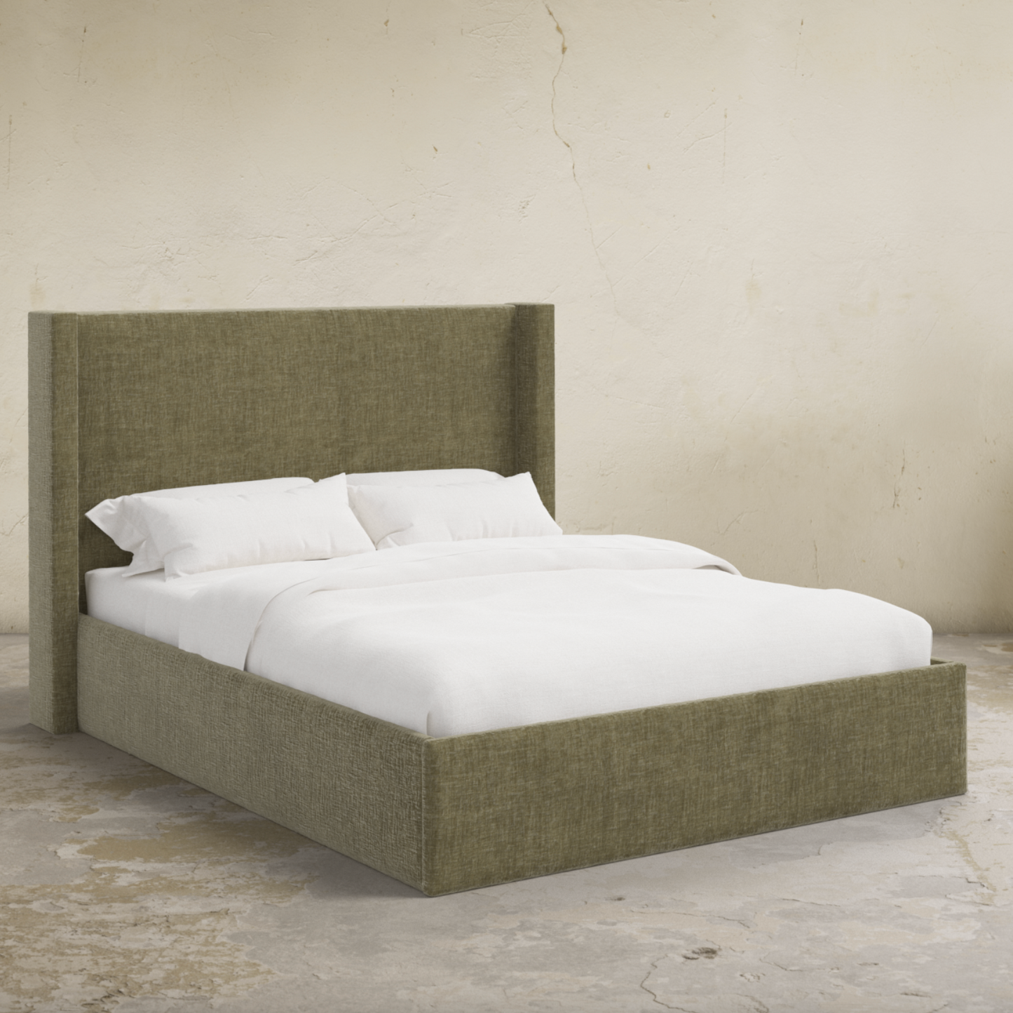 Thea 48" Wingback Platform Bed