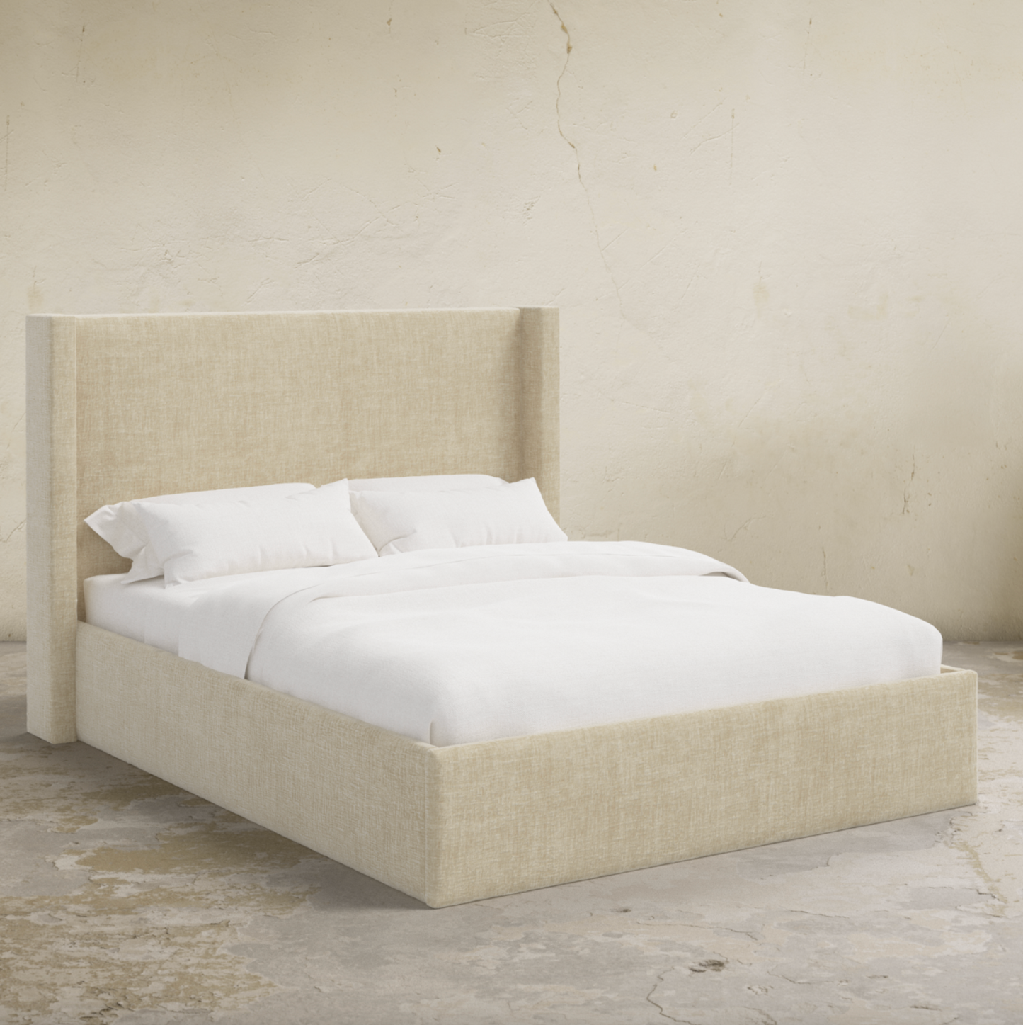 Thea 48" Wingback Platform Bed
