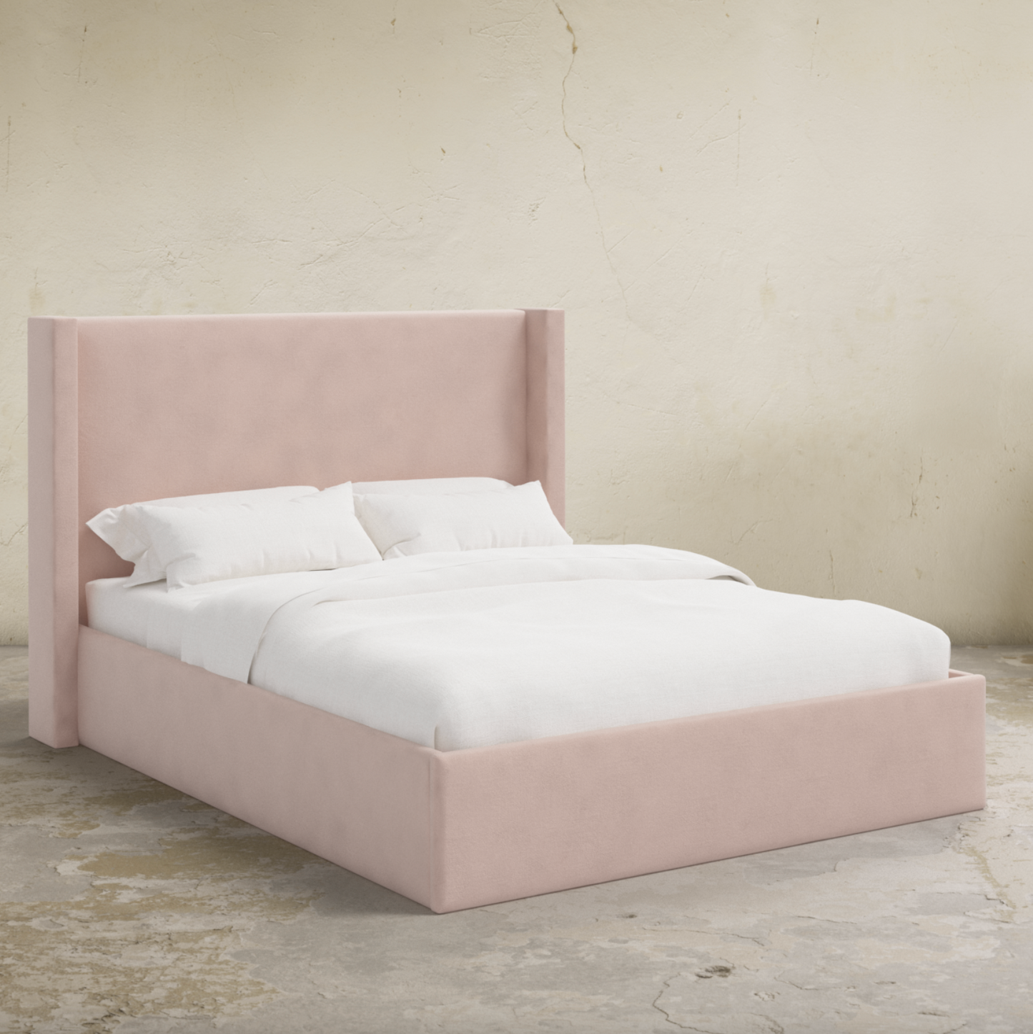 Thea 48" Wingback Platform Bed