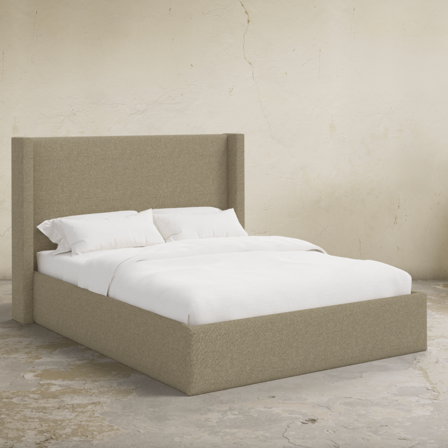Thea 48" Wingback Platform Bed