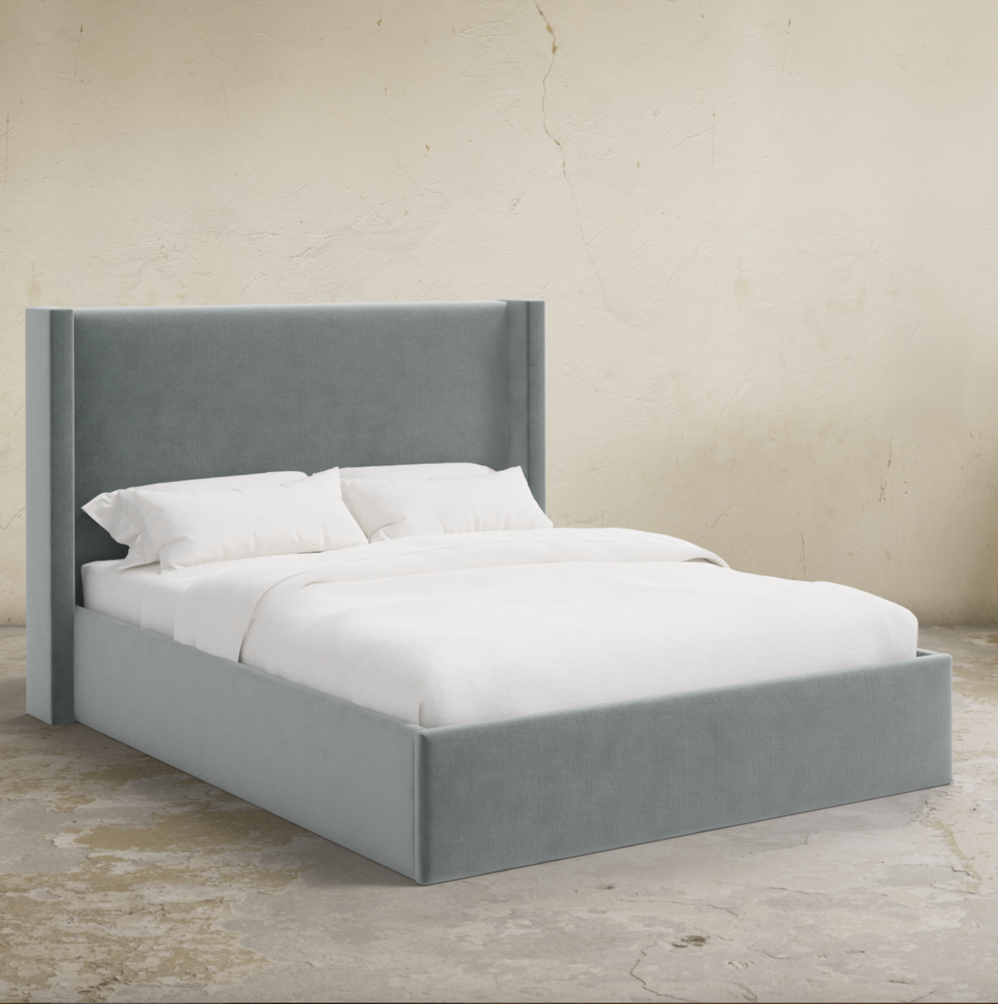 Thea 48" Wingback Platform Bed
