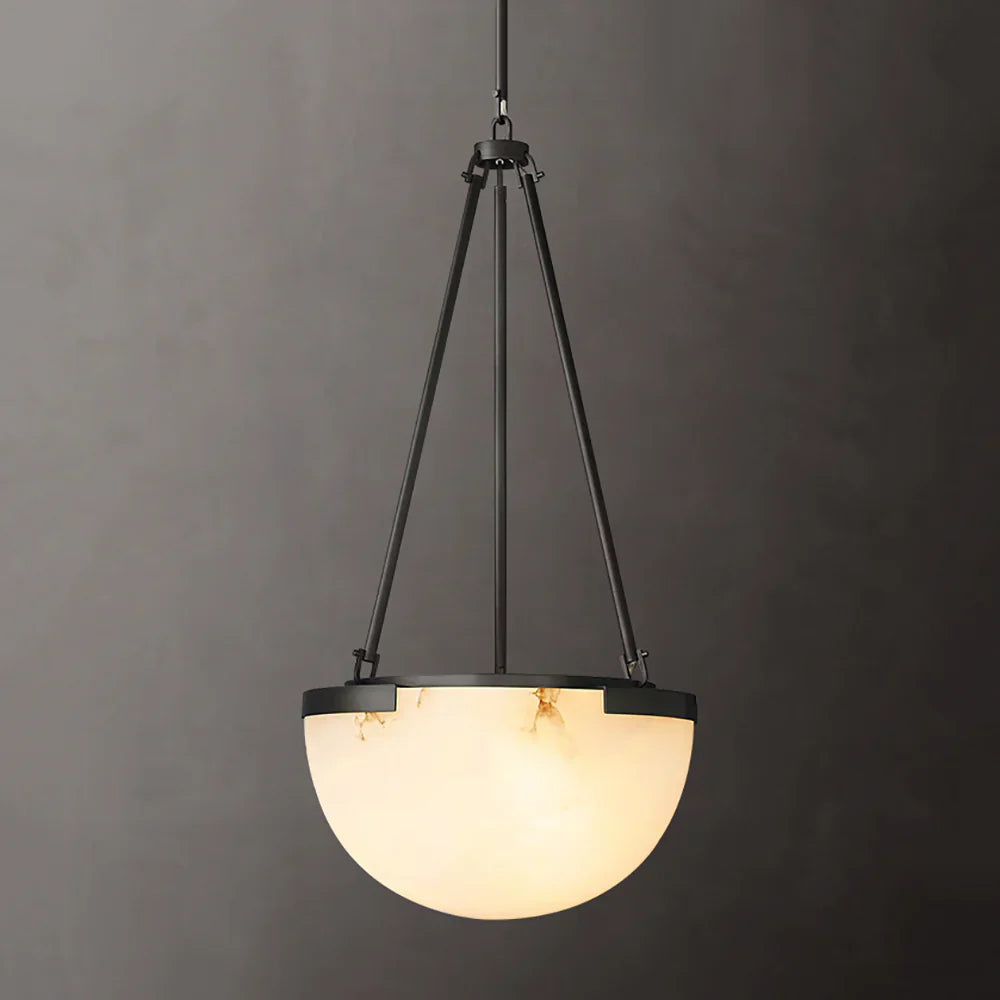 Semicircular Istar Alabaster Chandelier