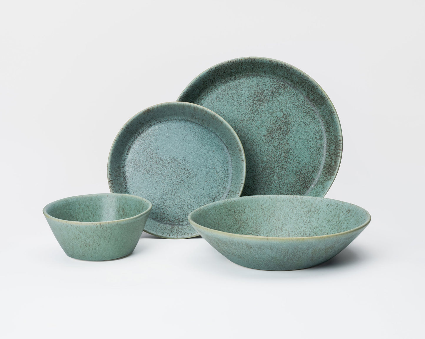4 Piece Skali Coupe Dinner Setting