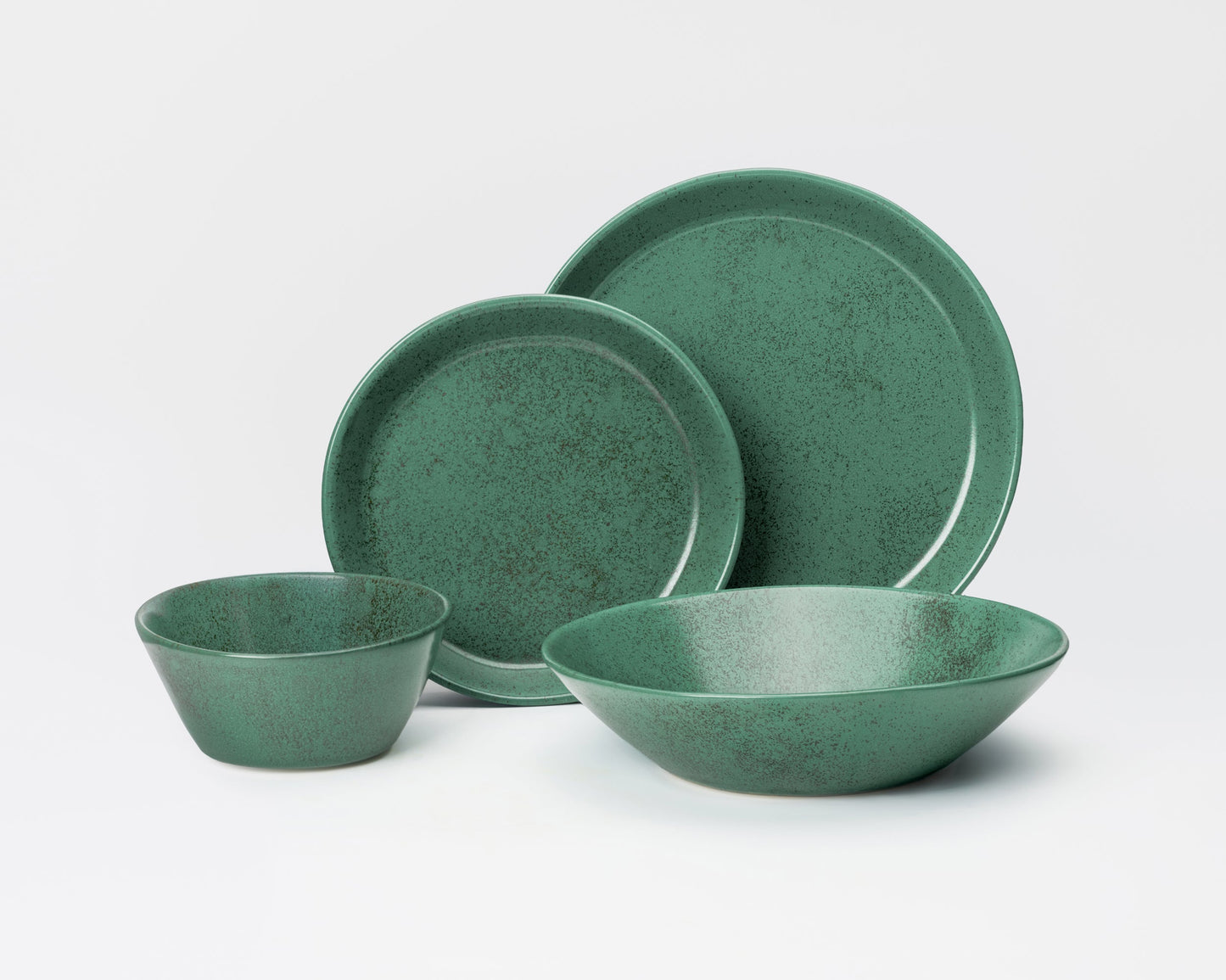 4 Piece Skali Coupe Dinner Setting