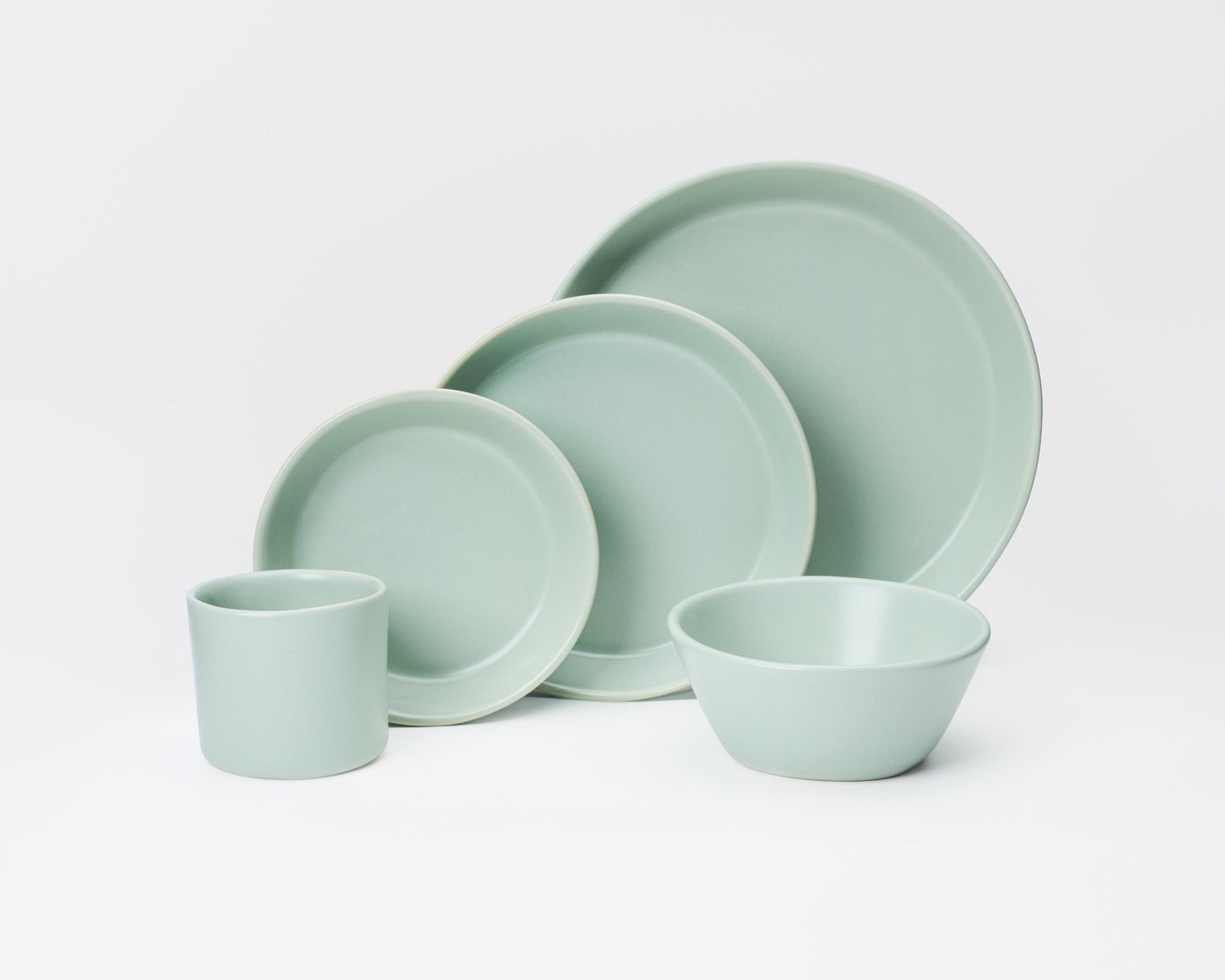5 Piece Skali Coupe Dinner Setting