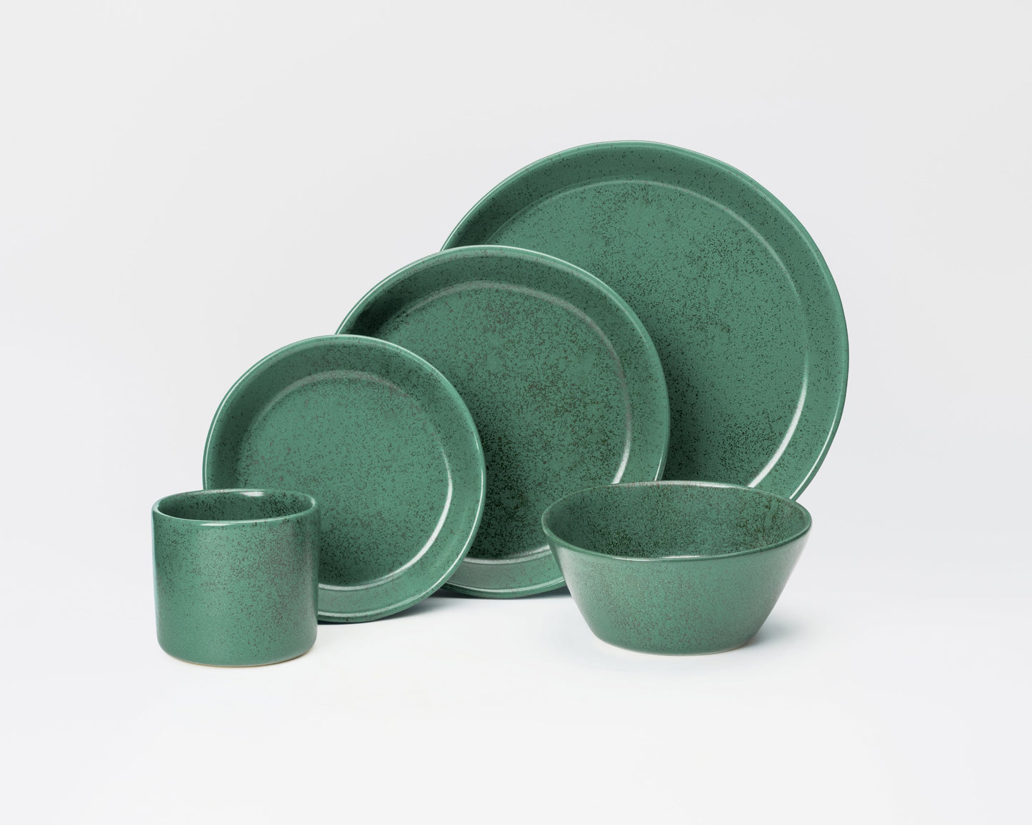 5 Piece Skali Coupe Dinner Setting