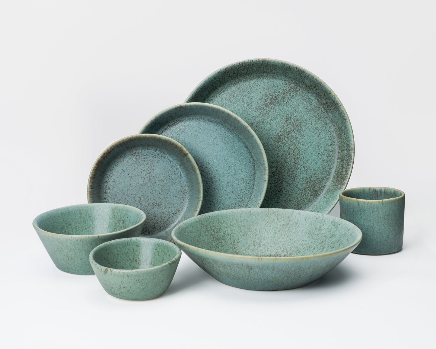 7 Piece Skali Coupe Dinner Setting