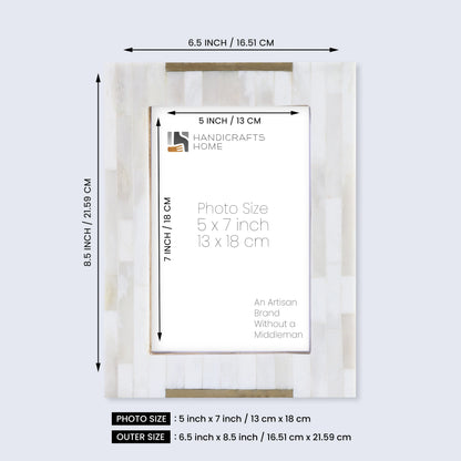 Picture Frames Palace Banquet Pattern Bone Inlay Collection in 2 Sizes