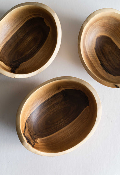 Hand Carved Small Wooden Bowl