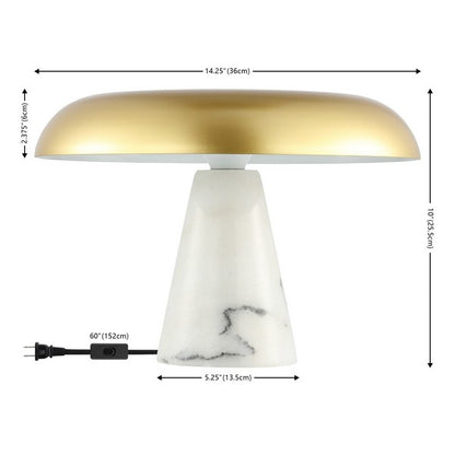 VAUGHAN BRASS METAL TABLE LAMP