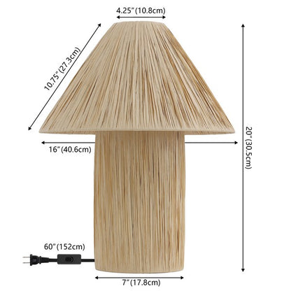 CASSIE PAPER ROPE TABLE LAMP