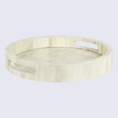 Decorative Tray Athens Acropolis Pattern Bone Inlay Collection in 12x12 inches