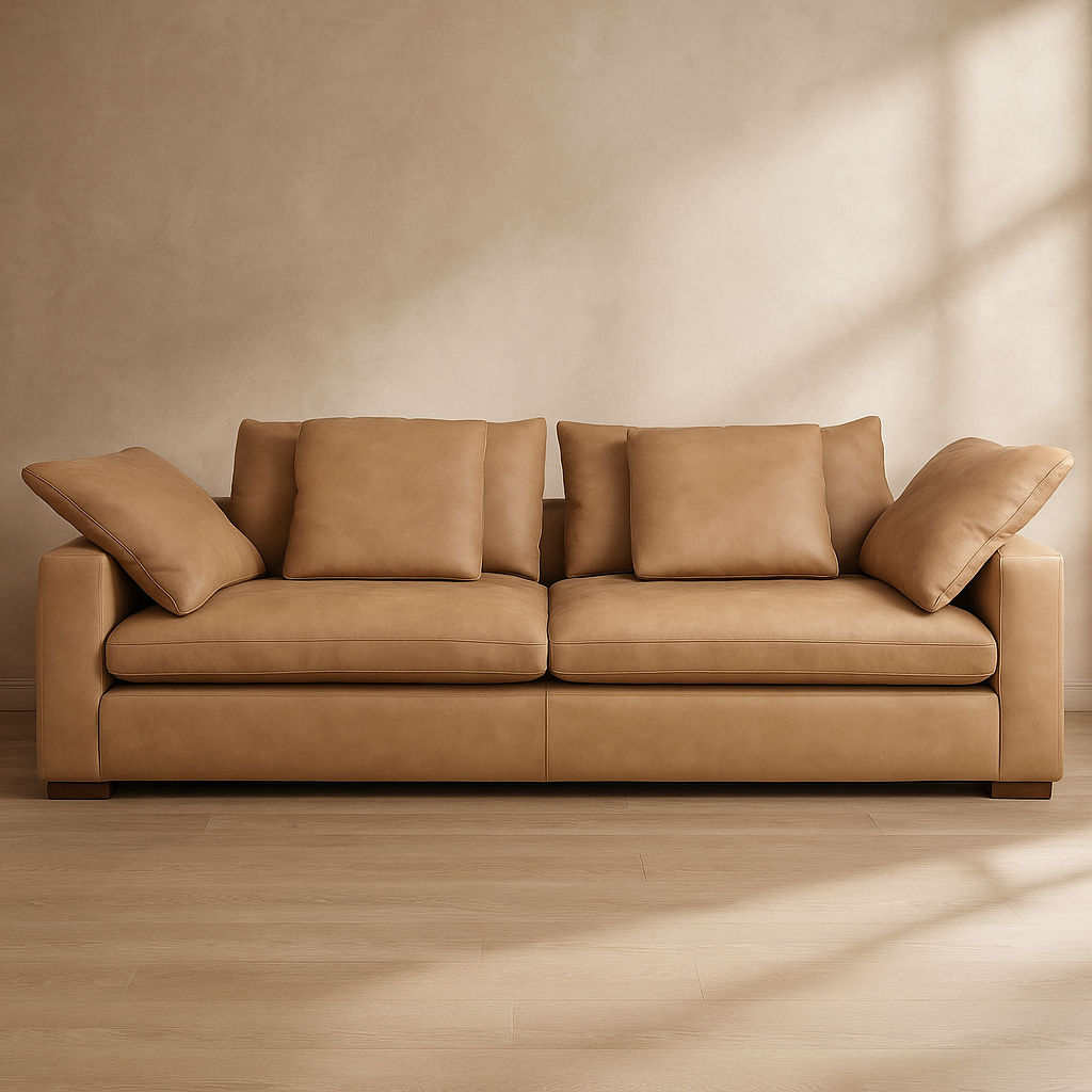 Olivia Leather Sofa