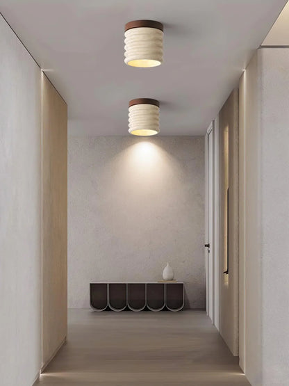 Travertine Vaarnii Ceiling Lamp