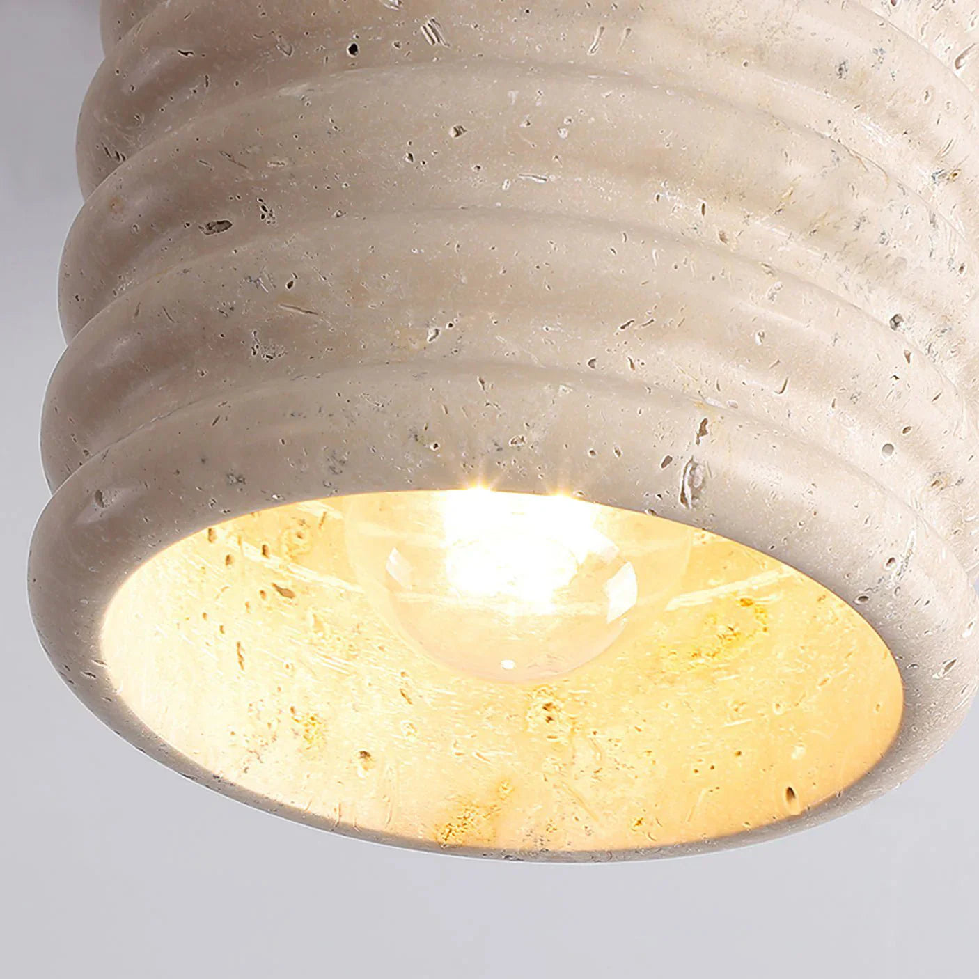 Travertine Vaarnii Ceiling Lamp